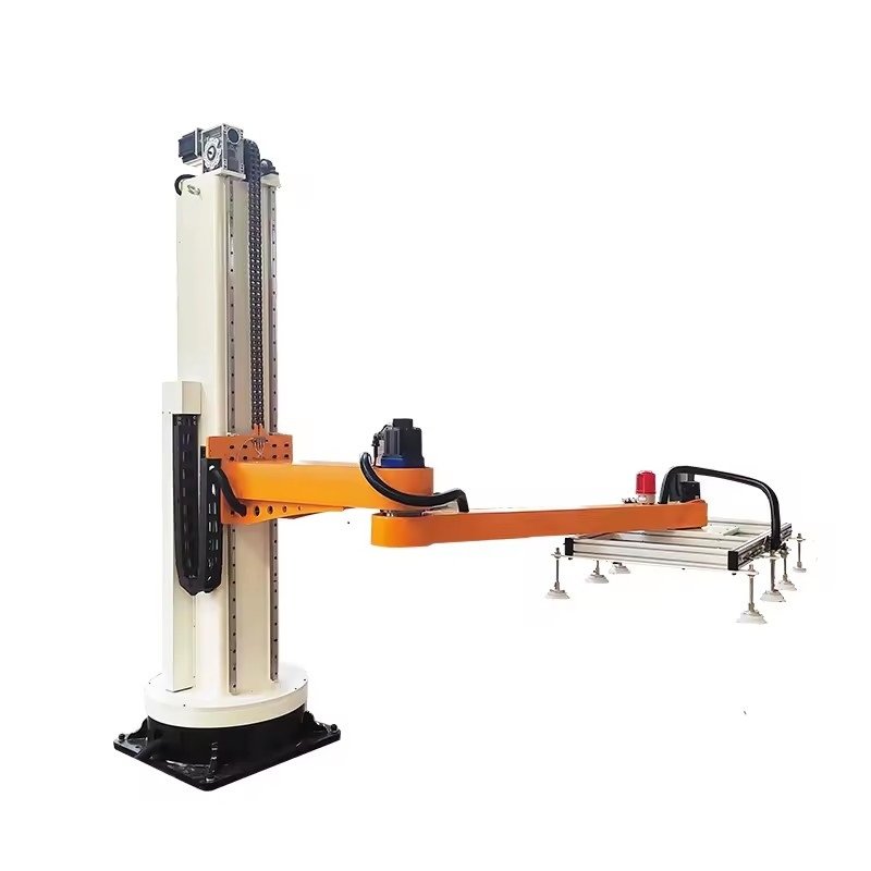Chuangyi Small Footprint High Moving Speed Auto Self Propelled Mobile Pallet Stretch Wrap Wrapping Robot Palletizing Robot